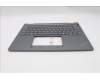 Lenovo 5M11S30529 C-Cover with keyboard, Spanish, Luna Grey, Backlight, World Face Camera, Heat Staking, UK