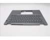 Lenovo 5M11S30529 C-Cover with keyboard, Spanish, Luna Grey, Backlight, World Face Camera, Heat Staking, UK