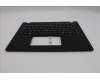 Lenovo 5M11S30593 C-Cover with keyboard, Ukraine, Black, Non-Backlight, Heat Staking, US