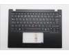 Lenovo 5M11S30647 C-Cover with keyboard, Danish, Black, Non-Backlight, Heat Staking, UK