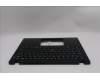 Lenovo 5M11S30659 C-Cover with keyboard, German, Black, Non-Backlight, Heat Staking, UK