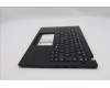 Lenovo 5M11S33652 C-Cover with keyboard, Portuguese, Black, Non-Backlight, Heat Staking, UK