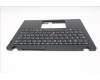 Lenovo 5M11S33664 C-Cover with keyboard, Switzerland, Black, Non-Backlight, Heat Staking, UK