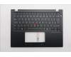 Lenovo 5M11S33691 C-Cover with keyboard, Czech Slovakian, Black, Backlight, Heat Staking, UK
