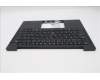 Lenovo 5M11S33788 C-Cover with keyboard, Czech Slovakian, Black, Backlight, UK