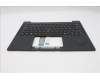 Lenovo 5M11S37294 C-Cover with keyboard, Norwegian, Black, Backlight, UK