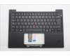 Lenovo 5M11S37707 C-Cover with keyboard, Spanish, Black, Backlight, WWAN, UK