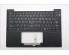 Lenovo 5M11S37979 C-Cover with keyboard, Arabic, Black, Backlight, US