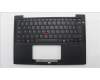 Lenovo 5M11S38094 C-Cover with keyboard, Belgian, Black, Backlight, WWAN, UK