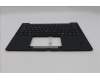 Lenovo 5M11S38108 C-Cover with keyboard, Danish, Black, Backlight, WWAN, UK