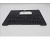 Lenovo 5M11S53521 C-Cover with keyboard, Spanish, Black, Backlight, WWAN, UK
