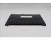 Lenovo 5M11S53759 C-Cover with keyboard, Spanish, Black, Backlight, UK