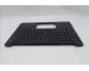 Lenovo 5M11T54259 C-Cover with keyboard, German, Black, Backlight, UK