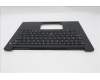 Lenovo 5M11T54275 C-Cover with keyboard, Icelandic, Black, Backlight, UK