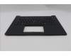 Lenovo 5M11T54303 C-Cover with keyboard, Portuguese, Black, Backlight, UK