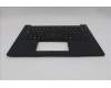 Lenovo 5M11T54311 C-Cover with keyboard, Slovenian, Black, Backlight, UK