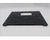 Lenovo 5M11T54315 C-Cover with keyboard, Spanish, Black, Backlight, UK