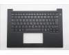 Lenovo 5M11T55139 C-Cover with keyboard, German, Black, Backlight, Smart Card Reader, UK