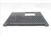 Lenovo 5M11T55317 C-Cover with keyboard, Spanish, Black, Backlight, Number Pad, UK