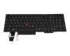 5N20V77974 original Lenovo keyboard DE (german) black/black matte with mouse-stick