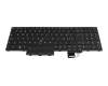 5N21B44387 original Lenovo keyboard CH (swiss) black/black with backlight