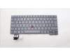 Lenovo 5N21D68362 Keyboard Internal, Norwegian, BackLight, Grey, UK