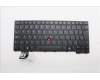 Lenovo 5N21M38588 Keyboard Internal, Canadian French English, Black, Backlight, UK