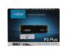 Crucial P3 Plus PCIe NVMe SSD 500GB (M.2 22 x 80 mm) for Lenovo ThinkPad T495s (20QK/20QJ)