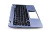 60.MRKN7.010 original Acer keyboard incl. topcase DE (german) black/blue