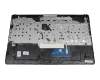 6037B0144604 original IEC keyboard incl. topcase DE (german) black/silver with backlight w/o ODD