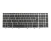 6037B0149504 Sunrex keyboard DE (german) black/silver with backlight and mouse-stick