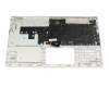 6037B0214304 original IEC keyboard incl. topcase DE (german) silver/silver with backlight