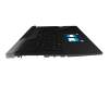 6037B0232413 original Asus keyboard incl. topcase DE (german) black/black/transparent/grey with backlight