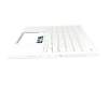 6053B2014201 original Asus keyboard incl. topcase DE (german) white/white with backlight ONE ZONE RGB