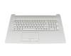 6070B1714503 original HP keyboard incl. topcase DE (german) silver/silver (PTP)