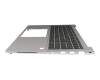 6070B2223502 original HP keyboard incl. topcase DE (german) anthracite/silver with backlight