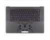 Apple 661-38764 Top Case with Keyboard ANSI US incl. Battery (Original) - Black, Apple MacBook Pro 16 (Nov 2023)