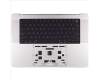 Apple 661-38765 Top Case with Keyboard ANSI US incl. Battery (Original) - Silver, Apple MacBook Pro 16 (Nov 2023)