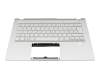 6B.AB1N2.015 original Acer keyboard incl. topcase CH (swiss) silver/silver with backlight