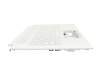 6B.C6XN7.011 original Acer keyboard incl. topcase DE (german) white/white with backlight