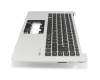 6B.GKBN5.017 original Acer keyboard incl. topcase DE (german) black/silver with backlight