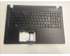 Acer 6B.GVWN7.024 COVER.UPPER.BLACK.W/KB.SWISS