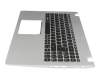 6B.H5KN2.014 original Acer keyboard incl. topcase DE (german) black/silver with backlight