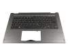 6B.H60N1.008 original Acer keyboard incl. topcase DE (german) black/grey