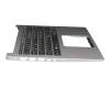 6B.HFDN1.008 original Acer keyboard incl. topcase DE (german) black/silver with backlight