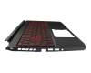 6B.Q7KN2.051 original Acer keyboard incl. topcase FR (french) black/black with backlight