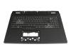 6B.QK5N7.011 original Acer keyboard incl. topcase DE (german) black/white/black with backlight