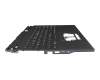 6B.QX2N7.011 original Acer keyboard incl. topcase DE (german) black/black with backlight