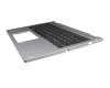 6BA6CN1020 original Acer keyboard incl. topcase DE (german) black/silver with backlight