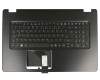 6BGHZN7010 original Acer keyboard incl. topcase DE (german) black/black with backlight